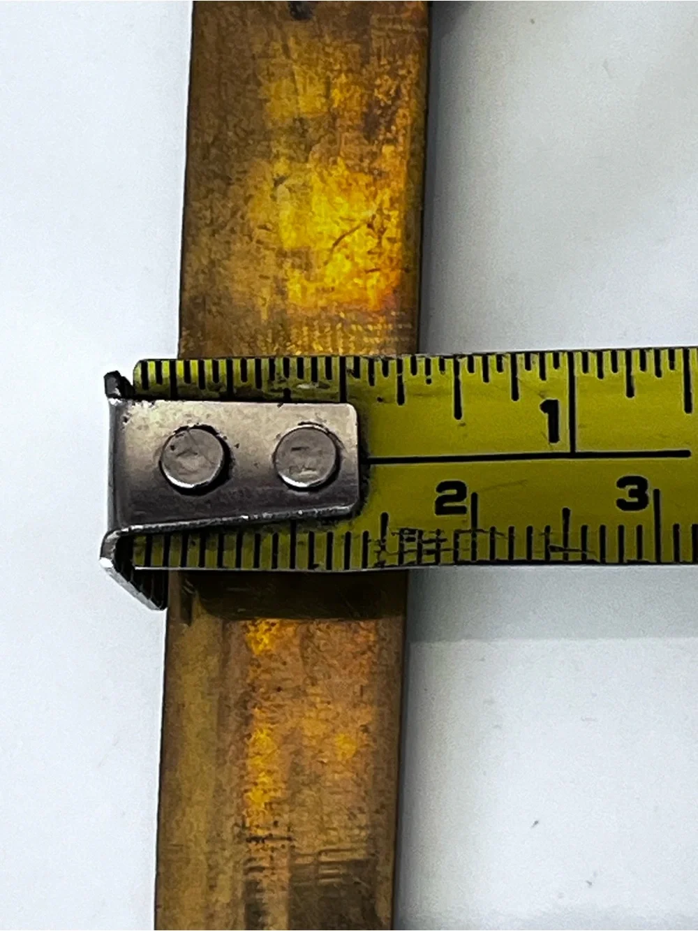 Vintage Brass Letter Opener Floral with Cross Design